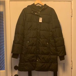 J. Crew mercantile black puffer coat- NWT